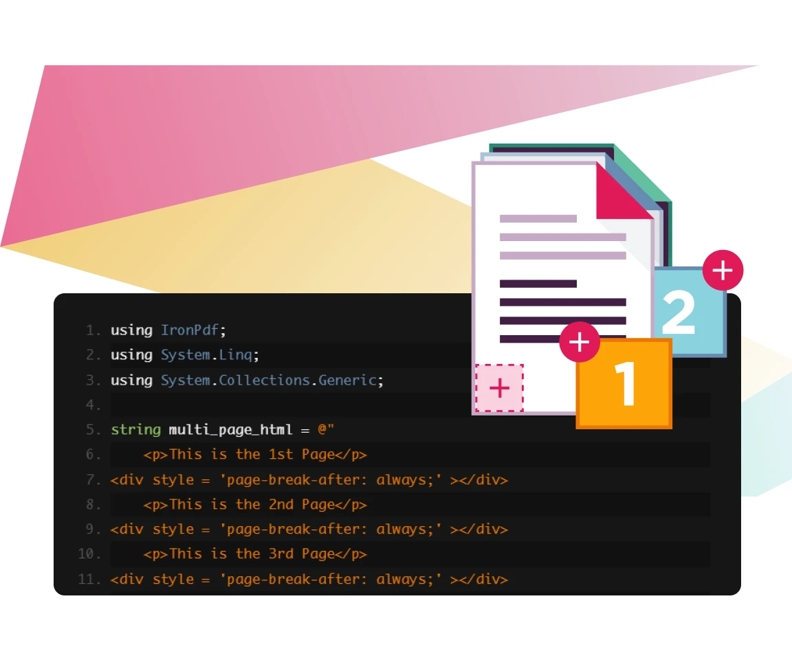 Add Page Numbers related to 添加页码