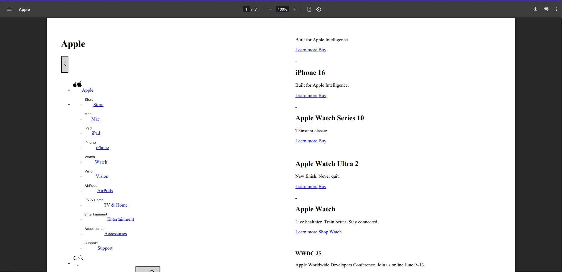iText 7 URL to PDF output 
