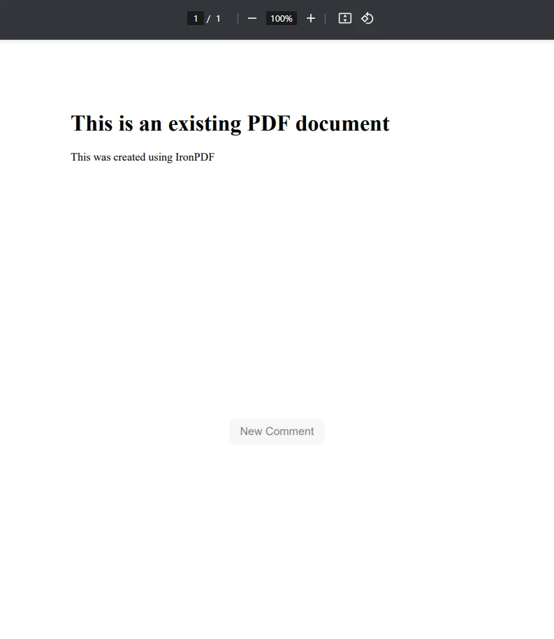 C# Convert String to Bubble (How it Works for Developers): Figure 5 - Output for adding a speech bubble to an existing PDF