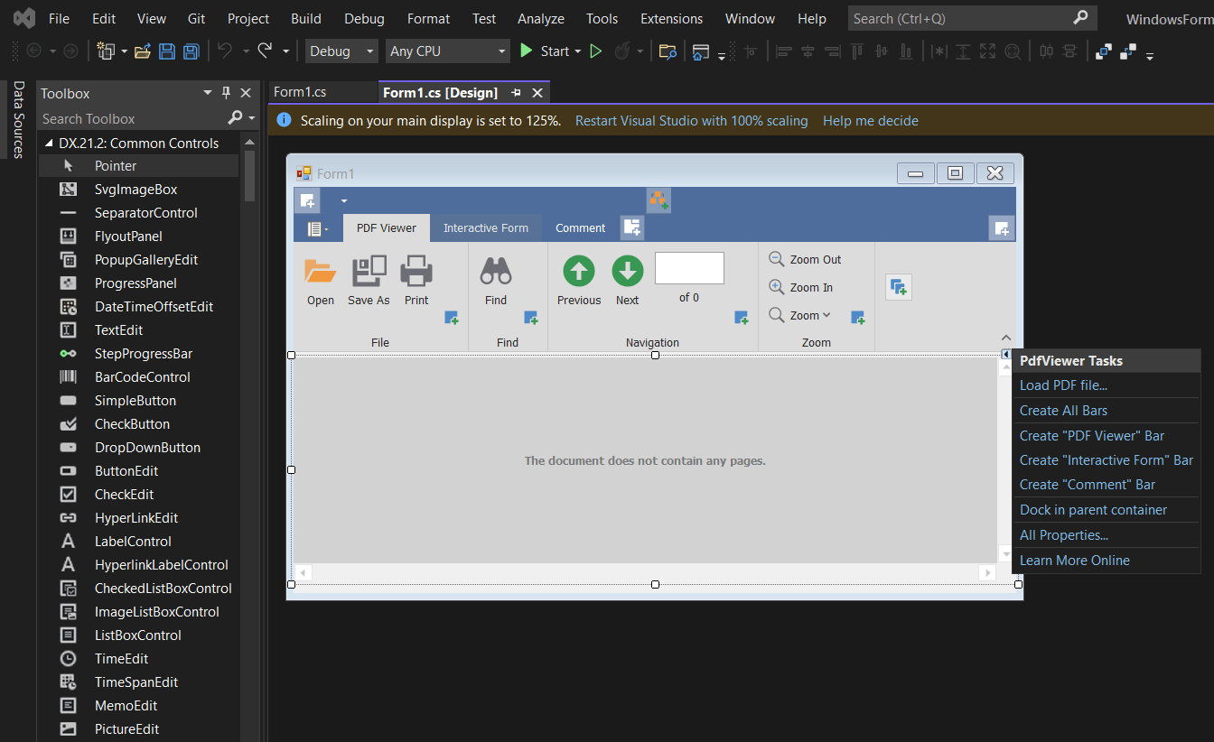Devexpress Pdf Viewer Alternatives 12 related to 8.0 Crear una aplicación visora de PDF