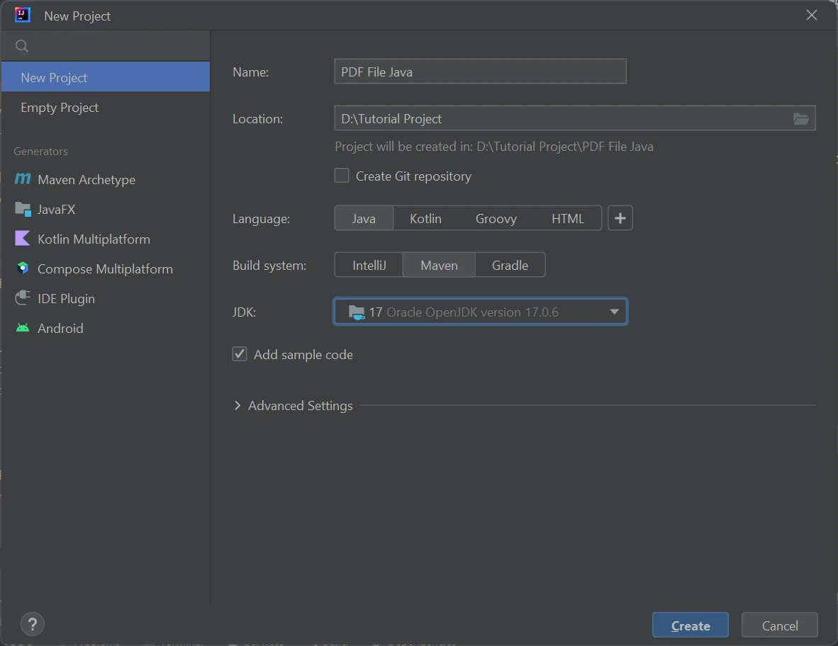 How to Create A PDF Document in Java