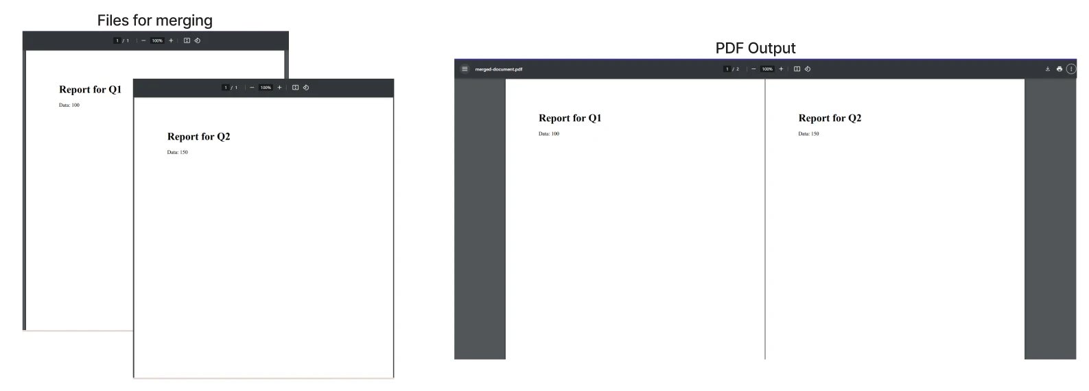 Output for PDF merging with PDFsharp