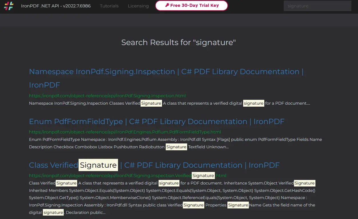 Comparaison des produits avec IronPDF, Figure 21 : Rendu d'ESPN par IronPDF